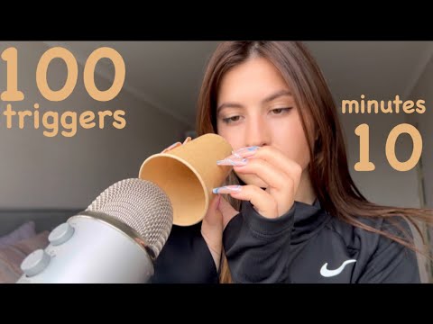 Asmr 100 triggers in 10 minutes🌸 / part 2 /Asmr sleep and relax 😴 #asmr #asmrtriggers #asmrrelax