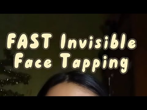 ASMR Fast Invisible Face Tapping 💆‍♀️#asmr