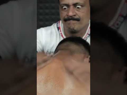 Strong Head Massage | Strong Neck Crack | Strong Ear Crack | Nasal Bridge Crack | ASMR #shorts