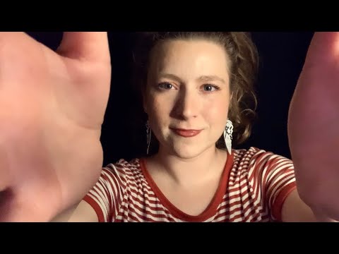 ASMR Reiki | Face Pressing + Crystal Healing + Energy Pulling + Positive Affirmations for Sleep 🌙