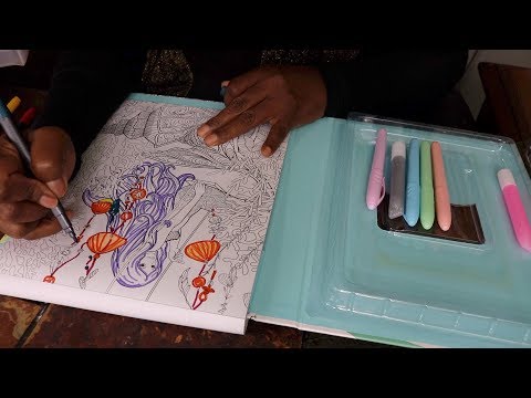 ASMR Chewing Gum Mermaid Coloring