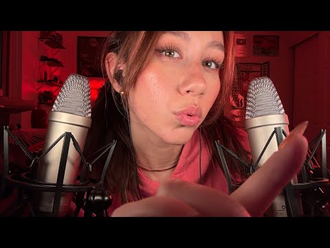 ASMR | Ear to Ear DRY Mouth Sounds and Hand Movements