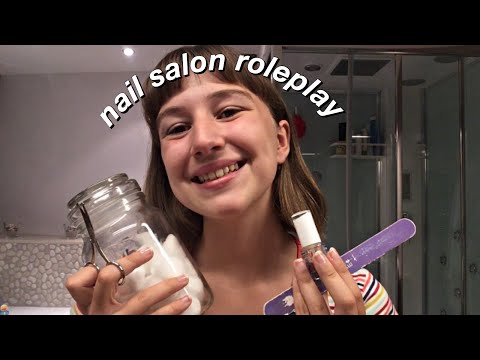 ASMR nail salon roleplay 💅🏼