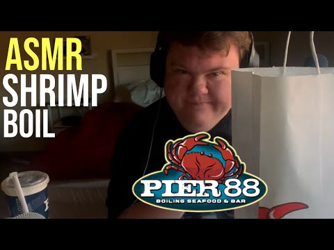 ASMR SHRIMP BOIL + TILAPIA  FISH MUKBANG + SOUNDS (NO TALKING) 