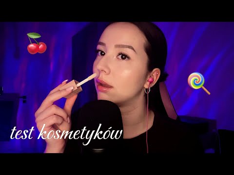 ASMR po polsku 🍭 | testuję nowe pomadki! ✨💋