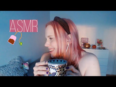 ASMR tea time mukbang | eating&chatting🍵🍫