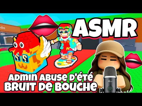 ASMR Français • BRUIT DE BOUCHE ET ADMIN ABUSE INCROYABLE SUR STEAL A BRAINROT ! (mise à jour d’été)