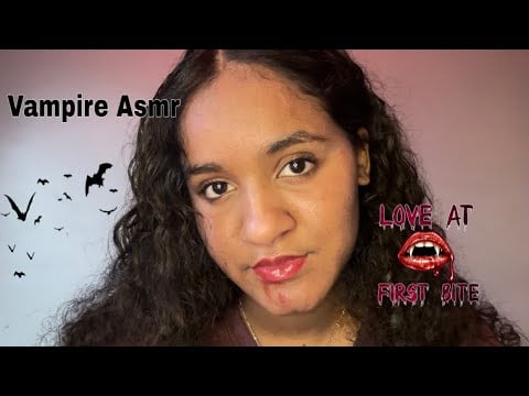 ASMR Vampire Eats Your Neck (Mouth Sounds + Slight Slurping) 🧛‍♀️🩸 