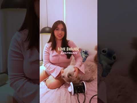 ASMR binaural ronroneos de mi gato a todo volumen 🔊