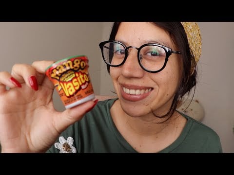 ASMR comiendo dulce de mango 🥭