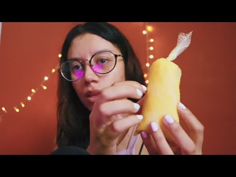 ASMR masticando hielo de rompope 🧊 👅