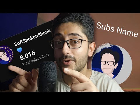 ASMR - Whispering Subscribers Name (from #1 to #1000)