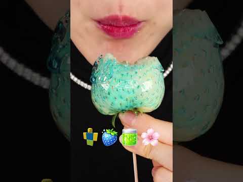 ROBLOX WAX CANDY, STRAWBERRY TANGHULU, SOUR JELLY ASMR