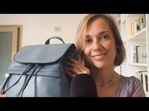 Asmr ita Whispering Triggers “Rilassati mentre cambio borsa!” (Una specie di What’s in my bag?)