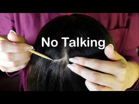 ASMR 1 HOUR ~ Soft & Tender Scalp Check ~ Sleep, Study, Focus ~ NO TALKING Just Sounds