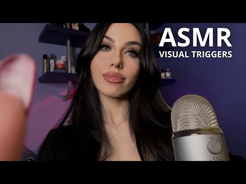 BACKGROUND ASMR - VISUAL TRIGGER SUL TUO VISO CON HAND SOUNDS