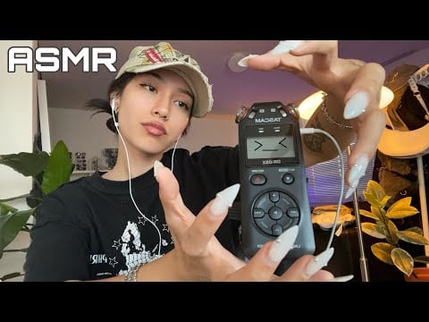 ASMR ☆ Slow & Fast Tascam Trigger Assortment (for tingles)