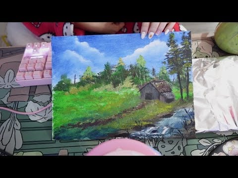 No cheeks clapping while I walk, just painting