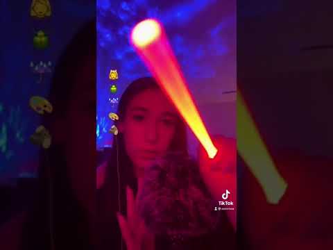 ASMR energy rain + light triggers + wood tapping
