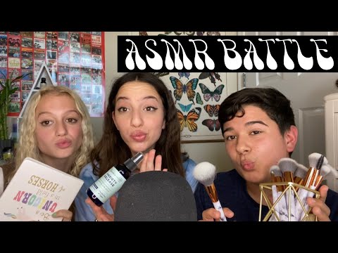 ASMR My friends try asmr 🤎