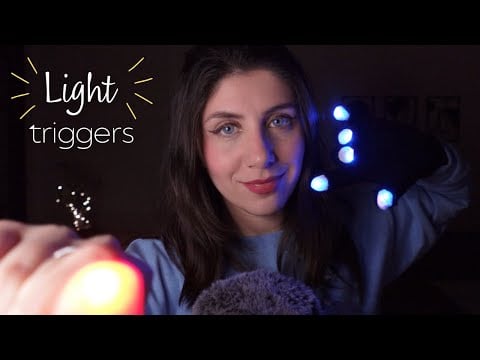 ASMR • Light Triggers in the DARK for FAST Sleep
