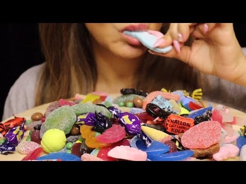 ASMR SWEDISH CANDY FEAST SOFT CHEWY MUKBANG no talking CREMA ASMR #asmr #mukbang #candy #chewy #soft