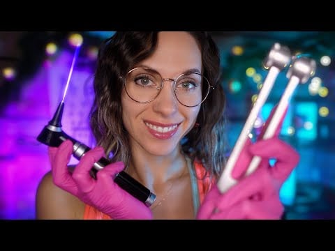 ASMR Unclogging Your Ears (Deep Ear Cleaning) Otoscope Exam - Personal Attention roleplay