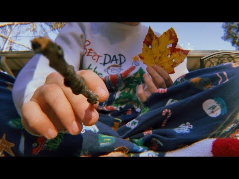 [LOFI ASMR] Up Close Visual ASMR with Nature | Actual Camera Touching, Hand Movements