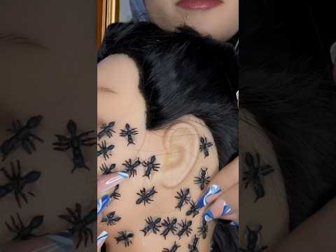 Neck Scratching #asmr #shorts #satisfying #asmrtriggers #mouthsounds