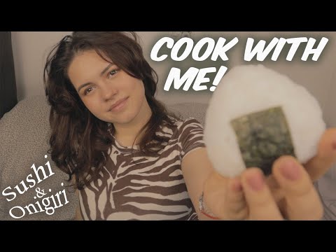 ASMR - Let's make SUSHI and ONIGIRI together