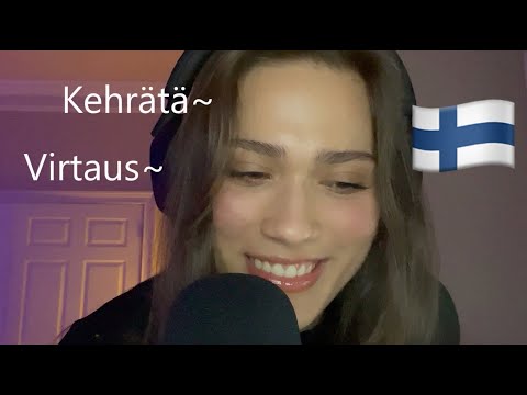 ASMR | Tingly~ Finnish Trigger Words Generated by ChatGPT!!! for Sleep~