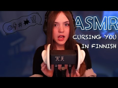 ASMR Teaching you Finnish curse words 😡💤