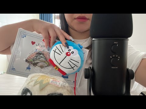 Talking ASMR 오사카에서 사온 기념품 소곤소곤 소개해드릴게요🤍 | 탭핑, 스크래칭 | souvenir from Osaka!