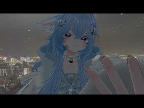 【ASMR】🌃🌨️ Fox Girl Caresses Your Face while it Snows 🦊🐬 VRCHAT VISUAL 3DIO 3DASMR