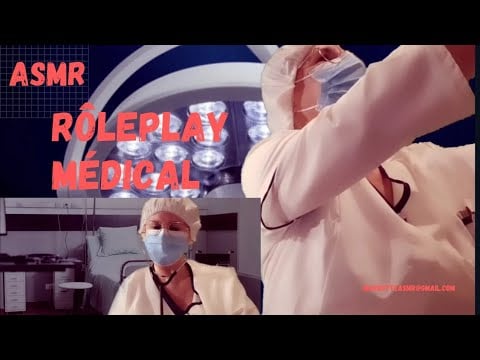 Asmr français, vidéo personnalisé pour " Djamel" rôleplay médical.