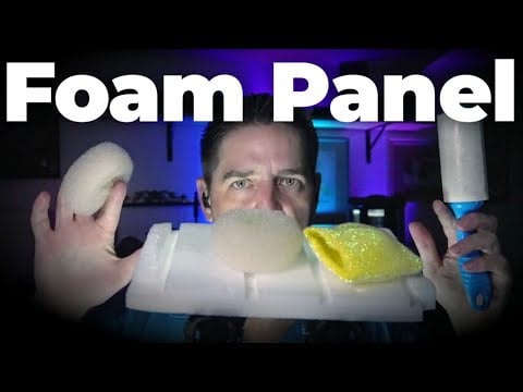 Intense #Tingles with Foam Material Relaxing Experimental #ASMR #SleepAid