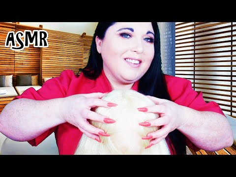 ASMR Scalp Scratching Spa Roleplay (Real Hair, Long Nails, Hair Play, Personal Attention)