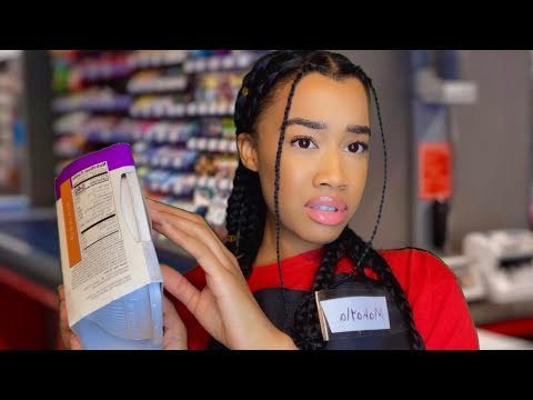 ASMR Grocery Store Role-play 😡🥖 Rude Cashier ASMR