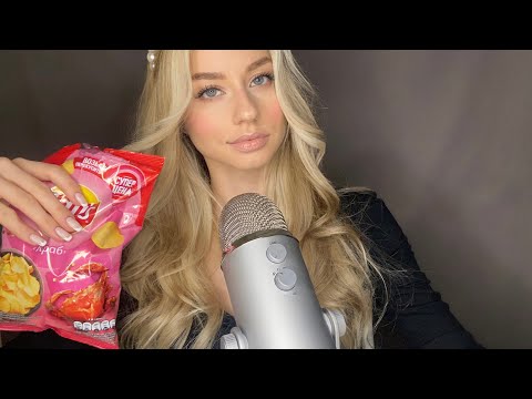 АСМР ИТИНГ ЧИПСОВ/БОЛТАЛКА/БЛИЗКИЙ ШЁПОТ/ASMR EATING CHIPS/MUKBANG