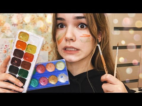 АСМР Рисую на Твоём Лице🎨 Прикосновения Кисточками🖌️ASMR Roleplay, Drawing On Your Face