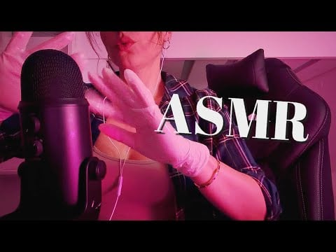 ASMR| FiNGER FLUTTERING WITH LATEX GLOVES 🧤✨ (deutsch/german)