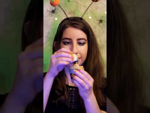 ASMR Halloween Trigger (Matryoshka doll) #halloweenwithshorts