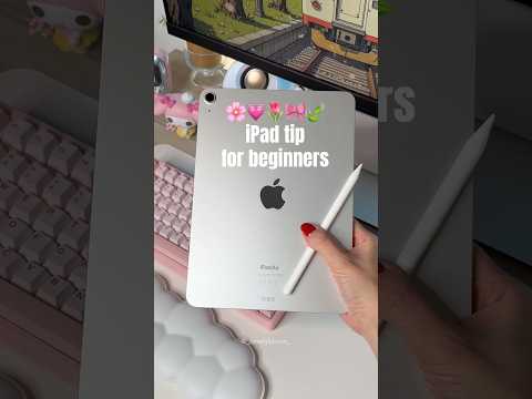 iPad tip for beginners🩷 #apple #ipad #ipadair #tips #tutorial