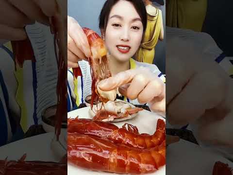 🦐🍲 Spicy seafood mukbang with asmr crunch #SpicyMukbang #먹방소리