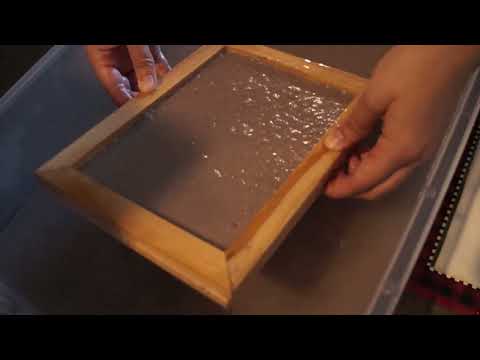 ASMR Paper Making Craft (camera sounds) (talking)