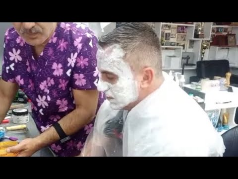 HAIR AND BEARD CUTTING, SKIN CARE AND MASSAGE WITH MUNUR ONKAN