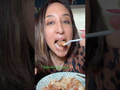 Steaming hot potatoe baked sliced in half covered in beans jalapeños melted cheese #mukbang  #asmr