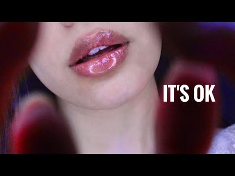 ASMR Ear To Ear " It's Okay "+ Gentle Hand Movements for Sleep