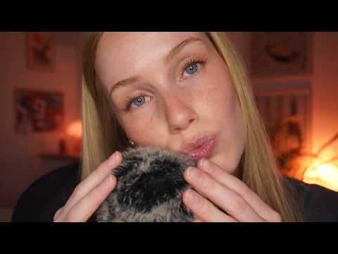 ASMR soft mouth sounds & fluffy mic