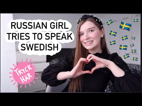 ASMR svenska - vem jag är 🌸  Russian girl trying to speak SWEDISH asmr